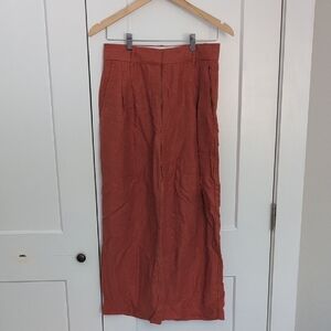 Wilfred Terracotta Effortless Pants